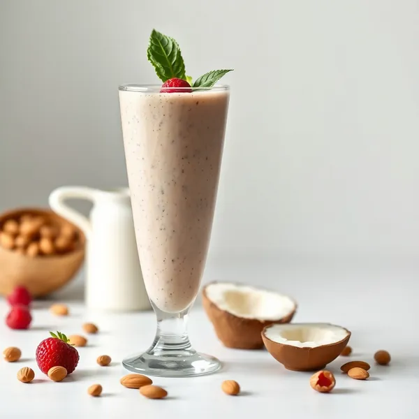 Smoothie Santé Intestinale Chou Frisé Amande Lait Coco
