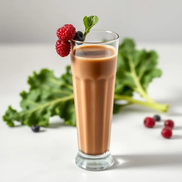 Smoothie di Kale e Caffè Freddo per la Salute Intestinale