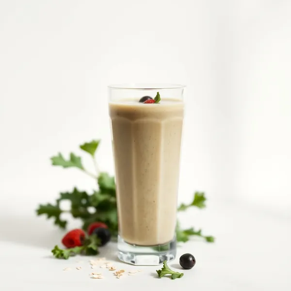 Batido de Kale y Leche de Avena para la Salud Intestinal