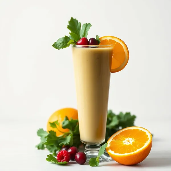 Smoothie Orange Chou Frisé pour la Santé Intestinale