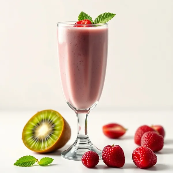 Smoothie Kiwi et Yogourt Grec pour la Santé Intestinale