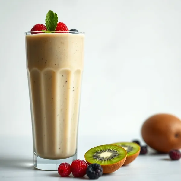 Gut Health Kiwi Protein Shake Smoothie