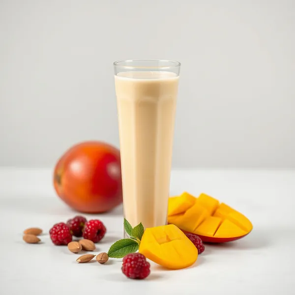 Batido de Mango y Leche de Almendra para la Salud Intestinal