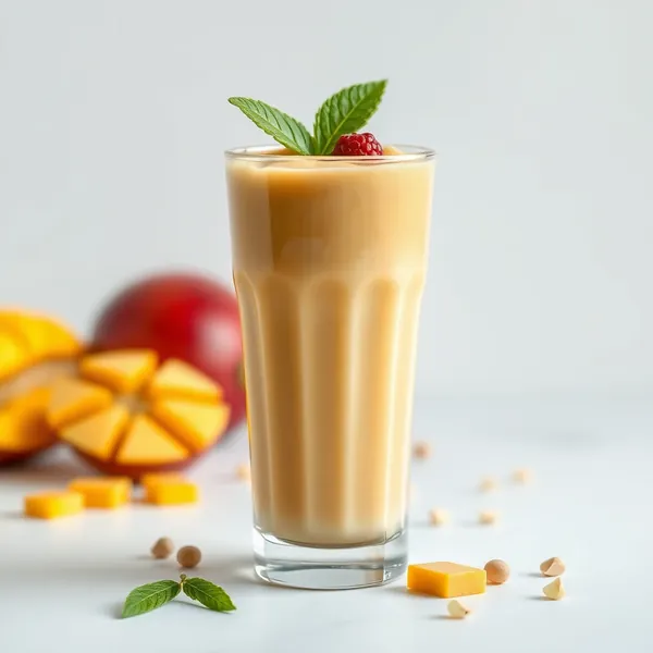 Smoothie di Mango e Latte di Macadamia per la Salute Intestinale