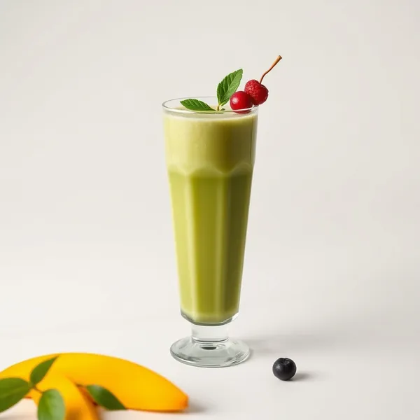 Smoothie de Manga e Matcha para Saúde Intestinal