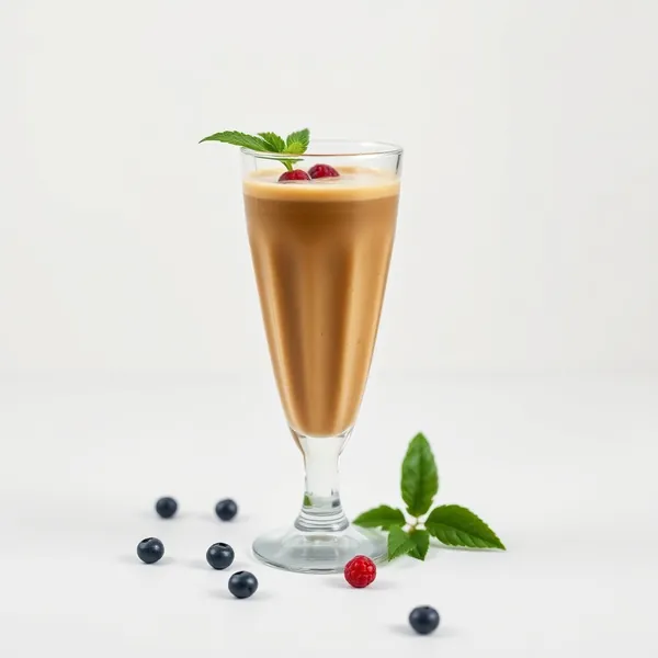Matcha-Kaltbrühkaffee-Smoothie für die Darmgesundheit