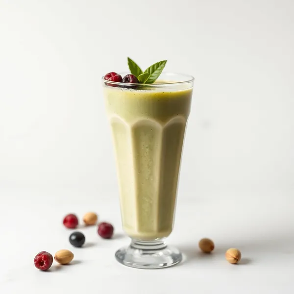 Gut Health Matcha Pistachio Milk Smoothie