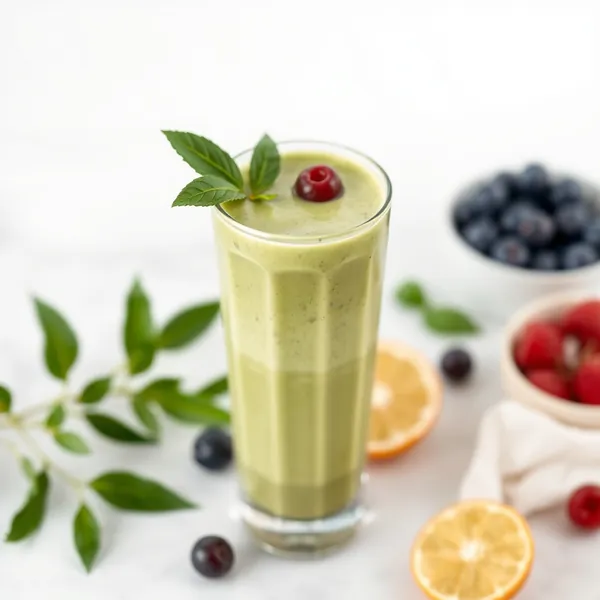 Smoothie di Matcha e Latte di Riso per la Salute Intestinale
