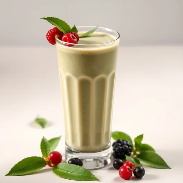 Smoothie Matcha et Soja pour la Santé Intestinale