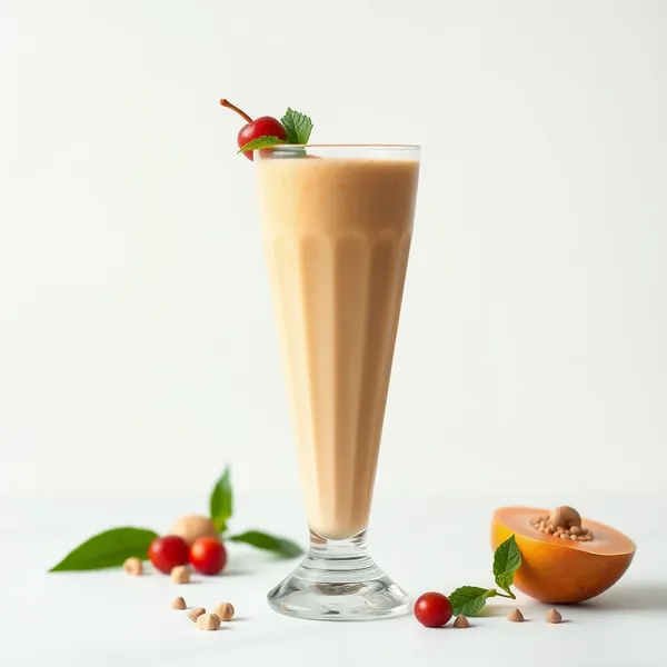 Smoothie de Papaya e Leite de Avellana para Saúde Intestinal
