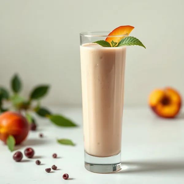 Batido Salud Intestinal de Durazno y Leche de Soja