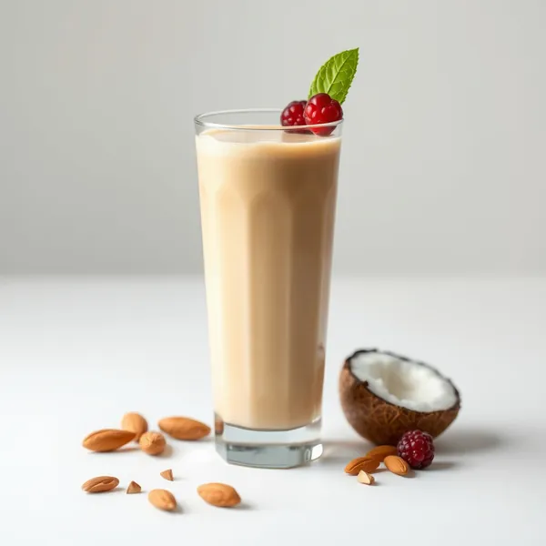 Smoothie Santé Intestinale Beurre de Cacahuète Amande Lait de Coco