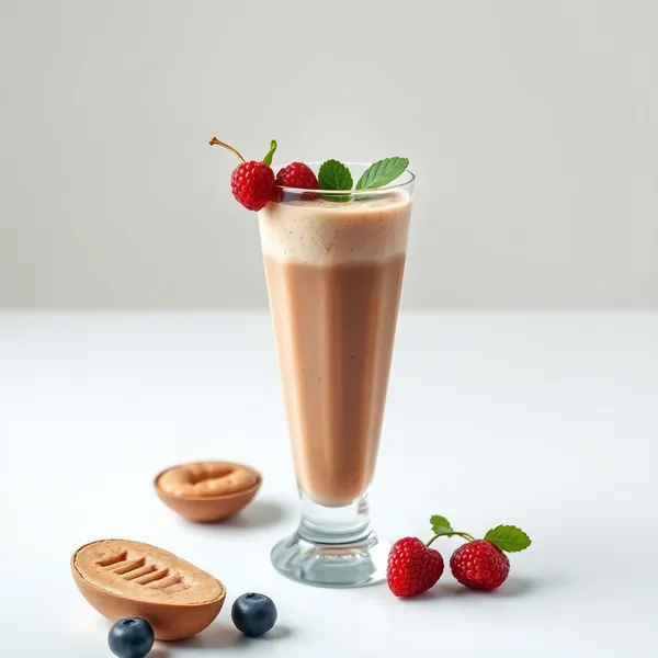 Smoothie de Beurre d'Arachide et de Yogourt Grec pour la Santé Intestinale
