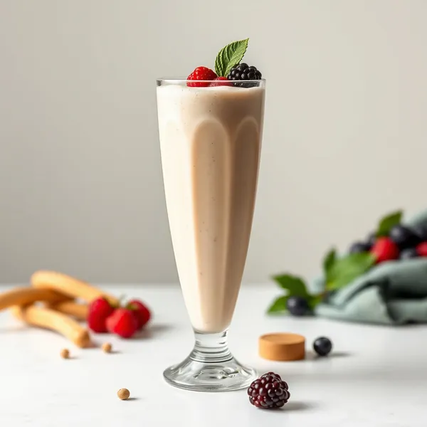 Smoothie de Manteiga de Amendoim e Kefir