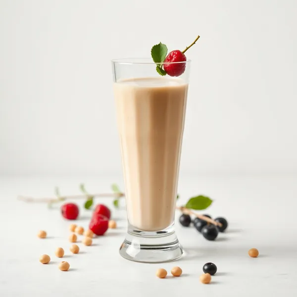 Gut Health Peanut Butter Pea Milk Smoothie