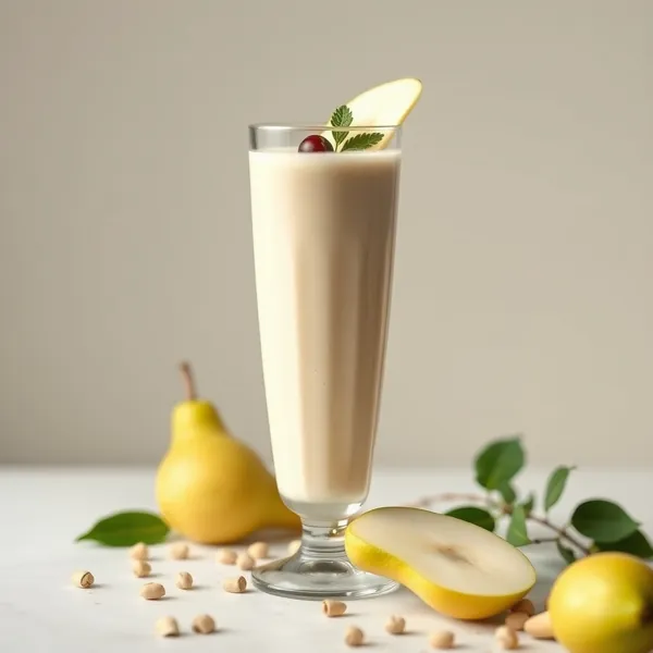 Gut Health Pear Pistachio Milk Smoothie
