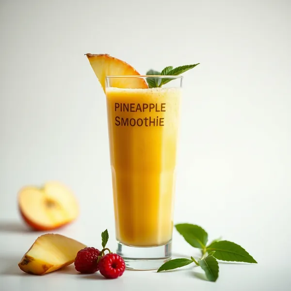 Smoothie Jus Ananas Pomme Santé Intestinale