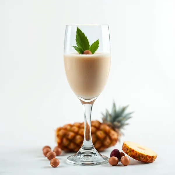 Gut Health Pineapple Hazelnut Milk Smoothie