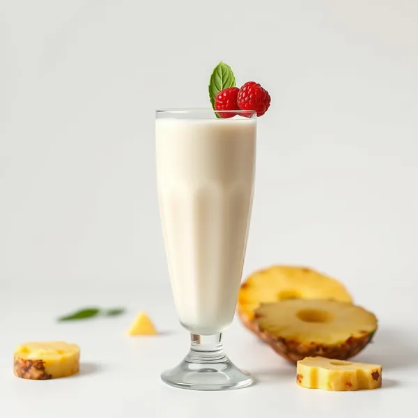 Gut Health Pineapple Kefir Milk Smoothie