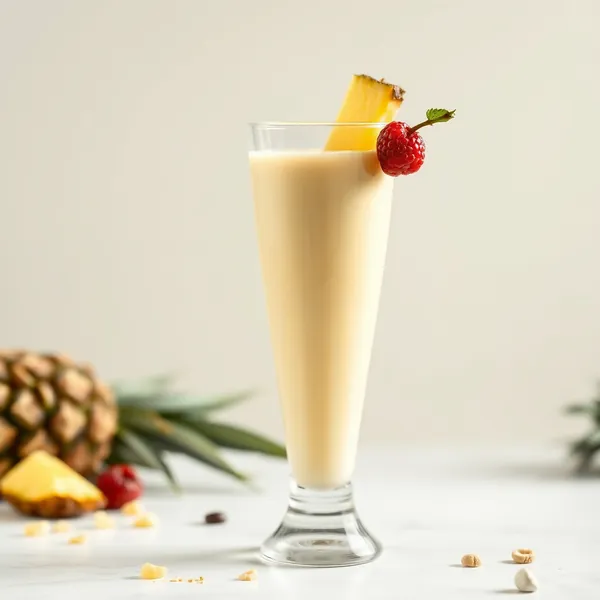 Ananas-Macadamia-Milch-Smoothie für die Darmgesundheit