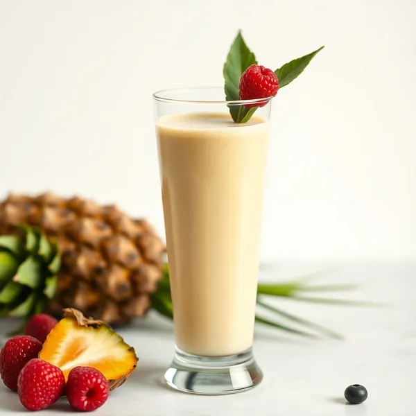 Smoothie Ananas et Lait d'Épeautre pour la Santé Intestinale