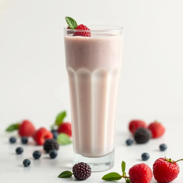 Smoothie de Kéfir avec Protéine pour la Santé Intestinale