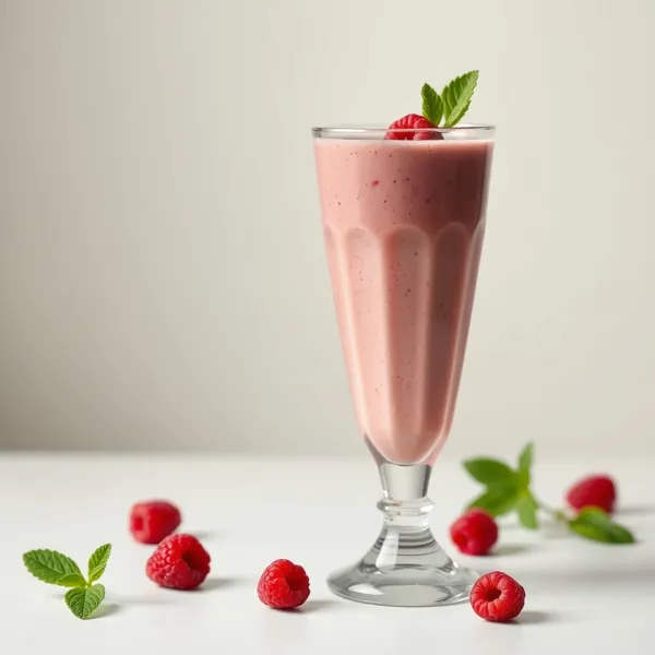 Smoothie Framboise et Lait d'Épeautre pour la Santé Intestinale