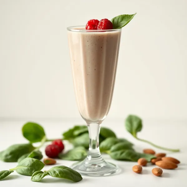 Batido Salud Intestinal de Espinaca y Leche de Almendra