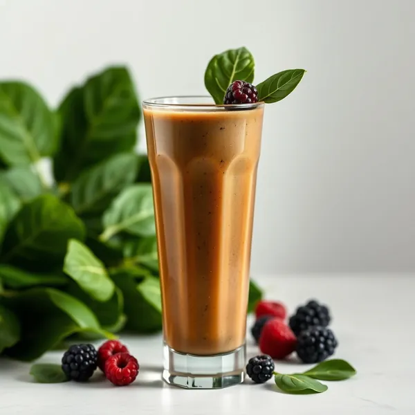 Gut Health Spinach Cold Brew Coffee Smoothie