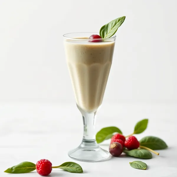 Batido Salud Intestinal de Espinaca y Leche de Avellana