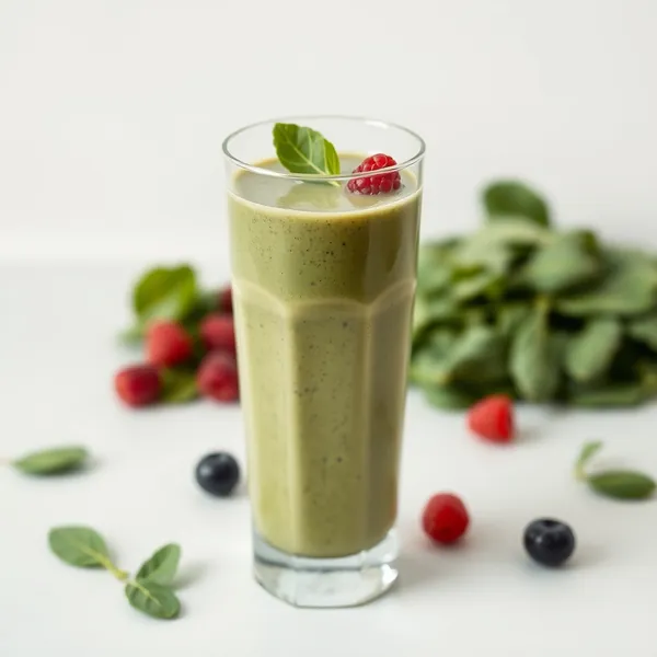 Batido Salud Intestinal de Espinaca y Leche de Cáñamo