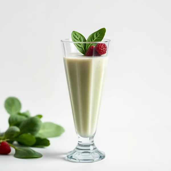 Smoothie Santé Intestinale aux Épinards et Kéfir