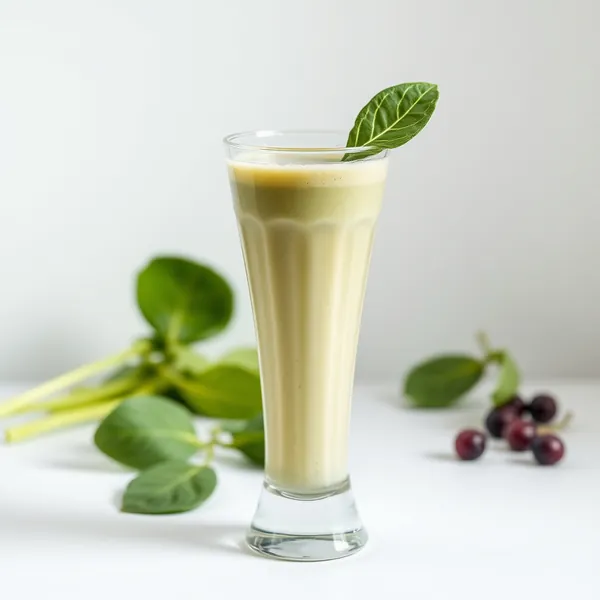 Smoothie Saúde Intestinal Espinafre Leite Espelta