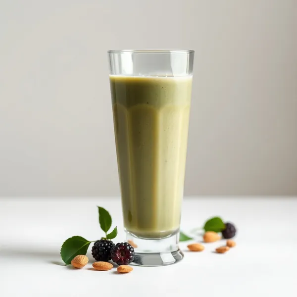 Batido de Salud Intestinal con Spirulina y Leche de Almendra