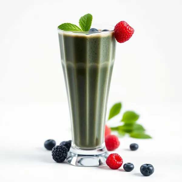 Smoothie de Spiruline et Yogourt Grec pour la Santé Intestinale
