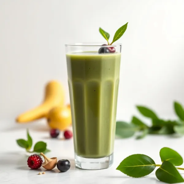 Gut Health Spirulina Macadamia Milk Smoothie