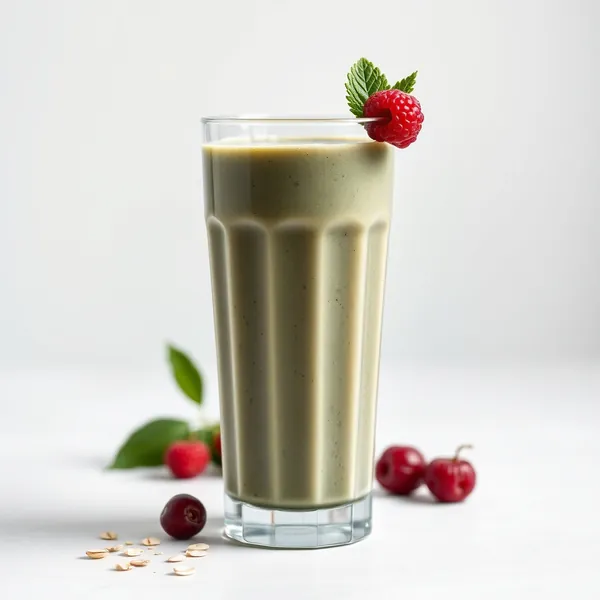 Batido de Salud Intestinal con Spirulina y Leche de Avena
