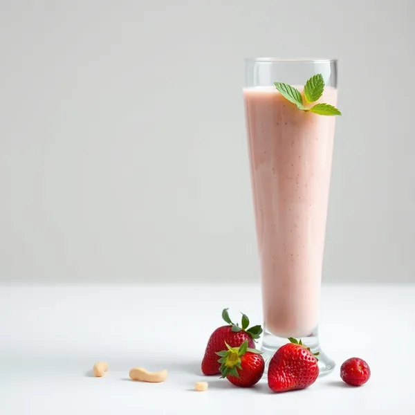 Batido Salud Intestinal de Fresa y Leche de Anacardo