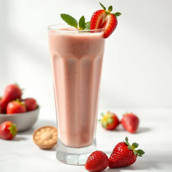 Smoothie Saúde Intestinal Morango Avelã