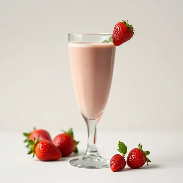 Gut Health Strawberry Spelt Milk Smoothie