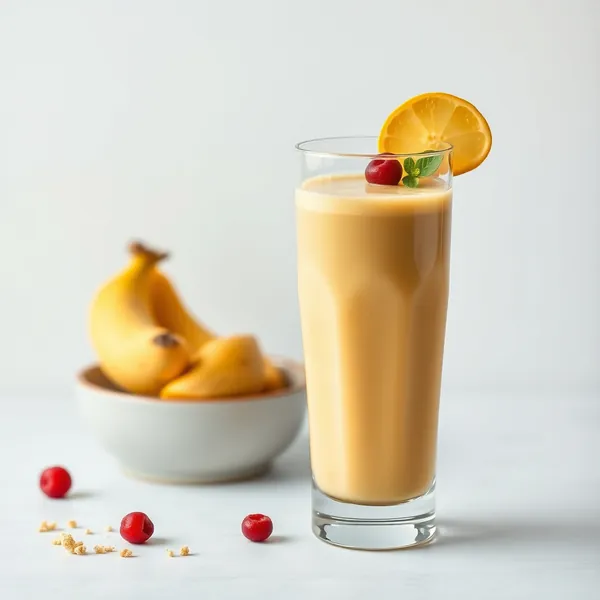 Batido de Salud Intestinal con Cúrcuma y Leche de Anacardo