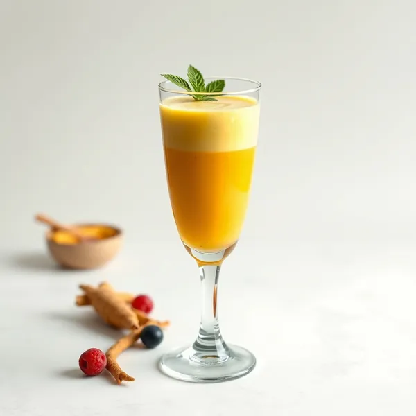 Gut Health Turmeric Kefir Milk Smoothie