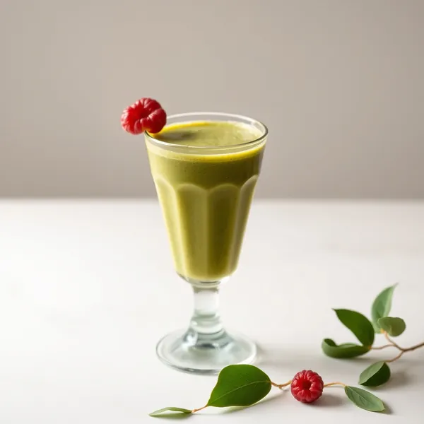 Gut Health Turmeric Matcha Tea Smoothie