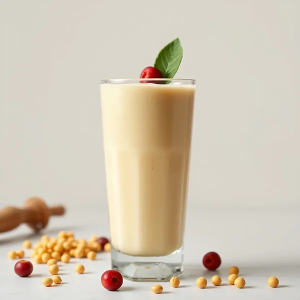 Smoothie de Santé Intestinale avec Curcuma et Lait de Pois