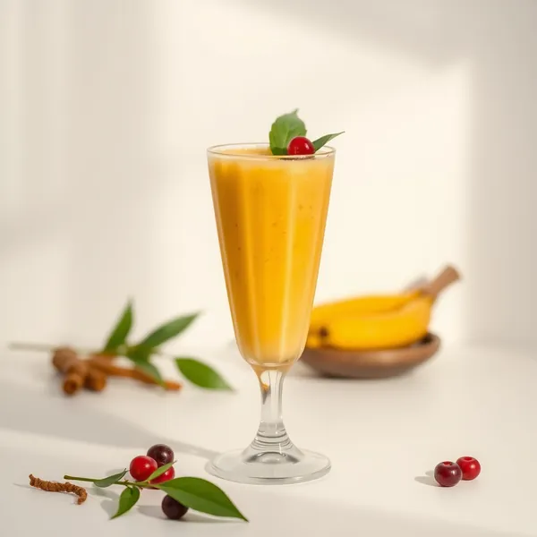 Gut Health Turmeric Rice Milk Smoothie