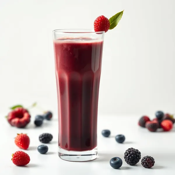 Smoothie Saludable de Açaí y Café Frío