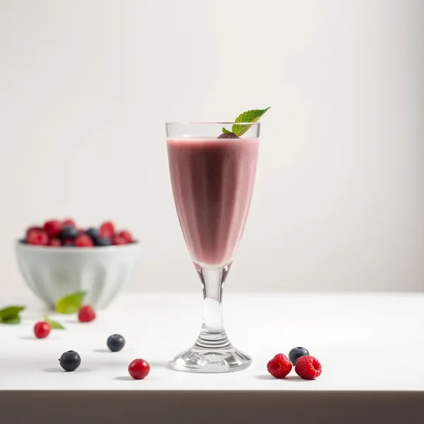 Healthy Acai Kefir Milk Smoothie