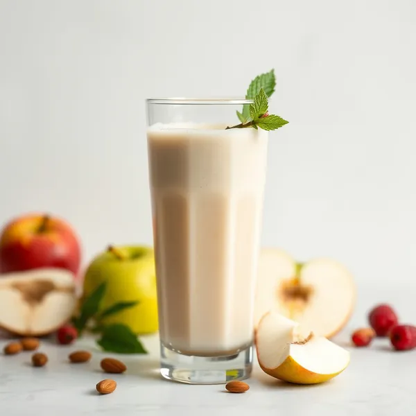 Smoothie Sano di Mela, Mandorla e Latte di Cocco