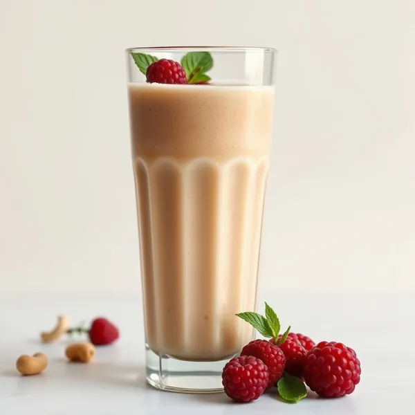 Smoothie Saudável de Maçã e Leite de Caju