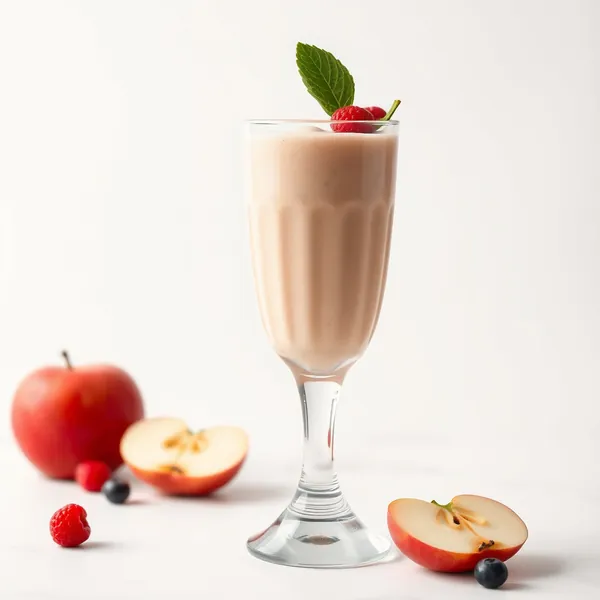 Smoothie Saudável de Maçã e Iogurte Grego